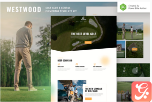 Westwood – Golf Club & Course Elementor Template Kit