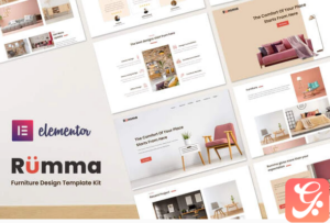 Rumma - Furniture Interior Elementor Template Kit