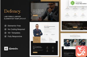 Defency – Law Firm & Lawyer Elementor Template Kit