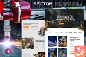 Sector – Factory Industry & Trading Company Elementor Template Kit