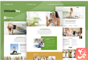 UltimateYou - Health Coach Elementor Template Kit