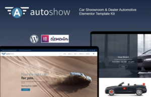 AutoShow - Car Shoowroom & Dealer Elementor Template Kit