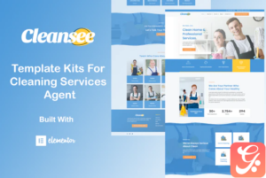 Cleansee - Cleaning Service Elementor Template Kit