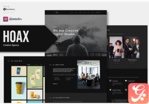 Hoax - Creative Agency Elementor Template Kit