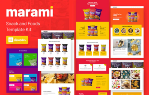 Marami - Snack Brand & Bakery Template Kit