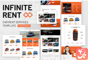 Infiniterent - Car Rental Elementor Template Kit