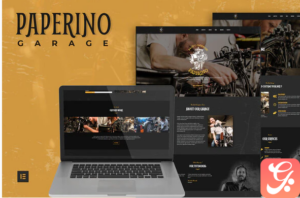 Paperino Garage - Mechanic Elementor Template Kit