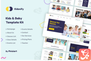 Kidsnify | Daycare Elementor Template Kit