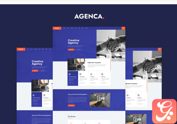 Agenca - Creative Agency Elementor Template Kit