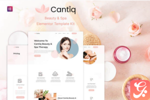 Cantiq - Beauty Spa Salon Therapy Elementor Template Kit
