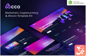 Acco – Blockchain Cryptocurrency & Bitcoin Elementor Template Kit