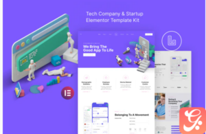 Landon – Tech Company & Startup Elementor Template Kit