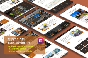 Restate - Construction Builder Elementor Template Kit