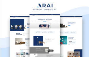 Arai | Interior & Furniture Elementor Template kit