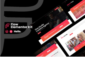 Flow - Creative Agency Business Elementor Template Kit
