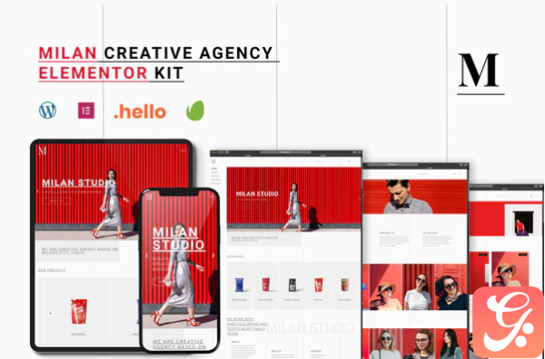 Milan Creative Agency Elementor Template Kit