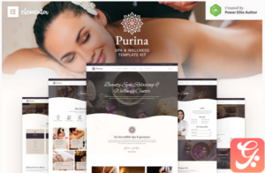 Purina - Spa & Wellness Elementor Template Kit