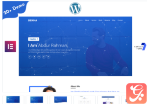 Dekha-Portfolio/Resume/CV One page WordPress Elementor Theme