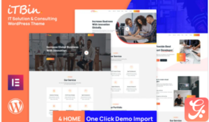 ITBIN - IT Solution and Business Service WordPress Theme