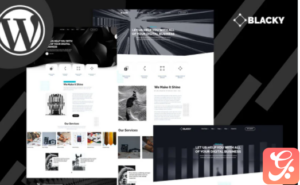 Blacky Minimal Dark Digital Agency WordPress Theme