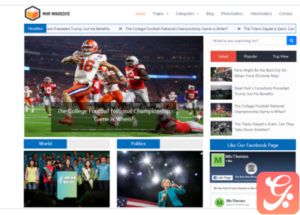 MhrMagazine - Newspaper/Magazine WordPress Theme