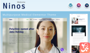 Ninos - Multipurpose Medical Website Elementor WordPress Theme