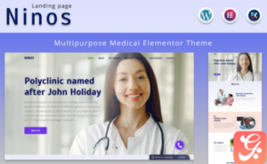 Ninos - Multipurpose Medical Landing page Elementor WordPress Theme