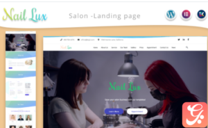 Nail Lux - Manicure Salon Landing page WordPress Theme