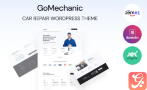 GoMechanic - Car Services and Workshop WordPress theme