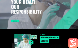 Medik Medical Modern Dark WordPress Theme