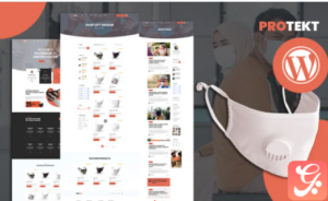 Protekt Medical Face Mask Store WooCommerce Theme