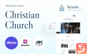 Sacredo - Responsive Religious WordPress Theme
