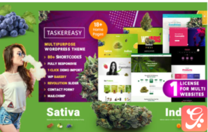 Taskereasy Cannabis Multipurpose WordPress Theme
