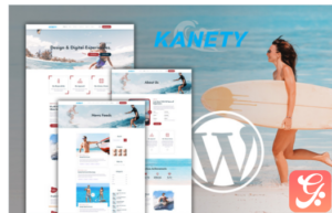 kenety Extreme Water Sports WordPress Theme