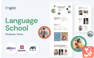 Englot - Clean Language Course WordPress Theme