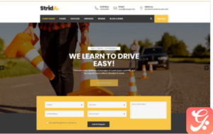 Strida - Driving School WordPress Theme