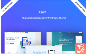 Xavi - App Landing WordPress Theme