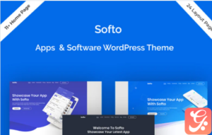 Softo - Software Sass & App Landing WordPress Theme