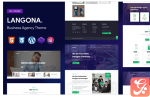 Langona – Business Agency WordPress Theme
