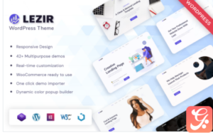 Lezir - WordPress Landing Page Theme