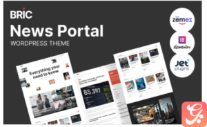 Bric - Newspaper, News Portal WordPress Theme