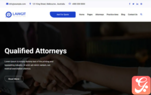 LawGit Law, Lawyer & Attorney WordPress Theme