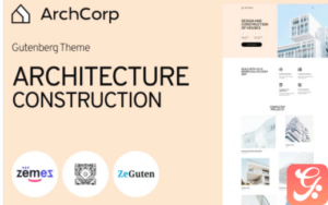 ArchCorp - Architecture Construction Template for Gutenberg