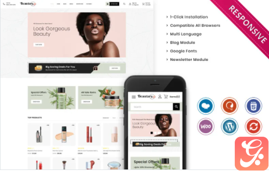 Beautary - The Ladies Cosmetic Store WooCommerce Theme