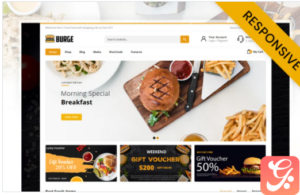 Burge - Fast Food Store WooCommerce Theme