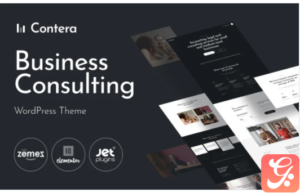 Contera - Advisor Consulting Business Finance WordPress Theme
