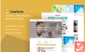 Cowfarm - Milk and Dairy Responsive WordPress Theme