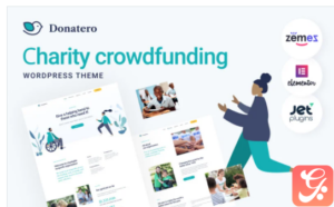 Donatero - Charity Crowdfunding WordPress Theme