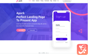 Apork - Product Landing WordPress Theme