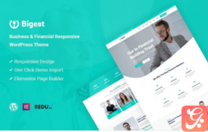 Bigest - Financial Responsive WordPress Theme